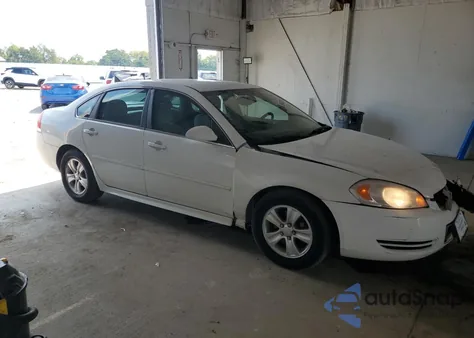2012 Chevrolet Impala Ls from USA, damaged, VIN 2G1WF5E37C1311144